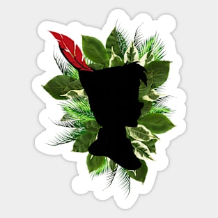 Peter Pan Feather Sticker